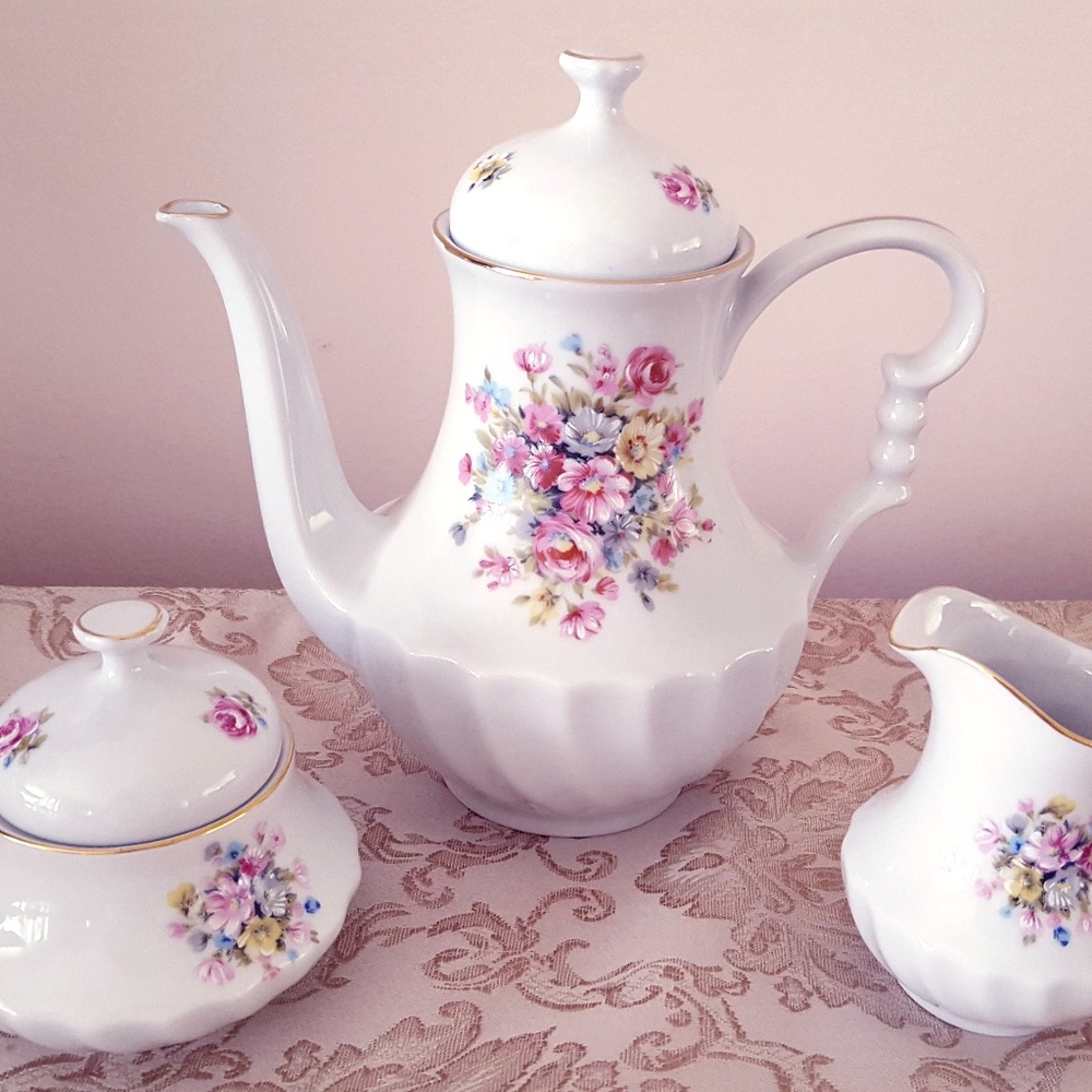 Schwarzenhammer Bavaria Porcelain Coffee Set